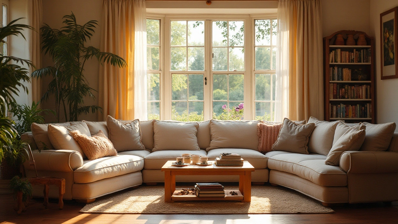 Maximize Space and Style: Placing Corner Sofas in Front of Windows