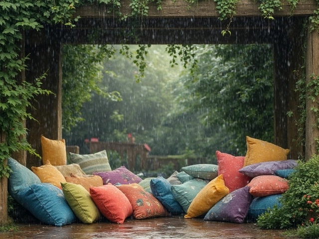 Where to Stash Those Patio Cushions When It Rains