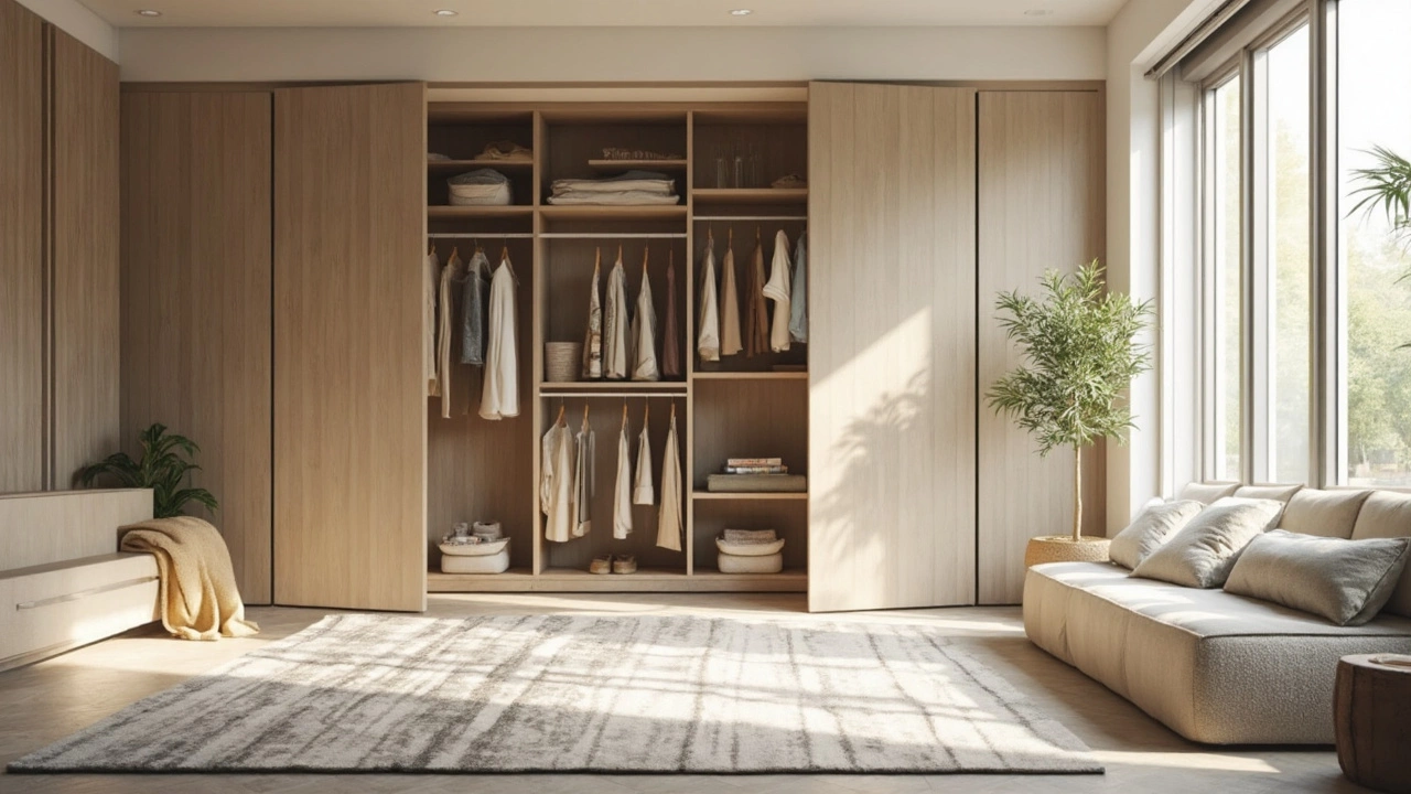 Open Wardrobes: The Benefits of Doorless Designs