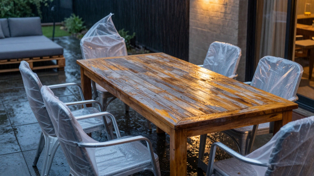 How to Take Care of Outdoor Furniture in the Rain
