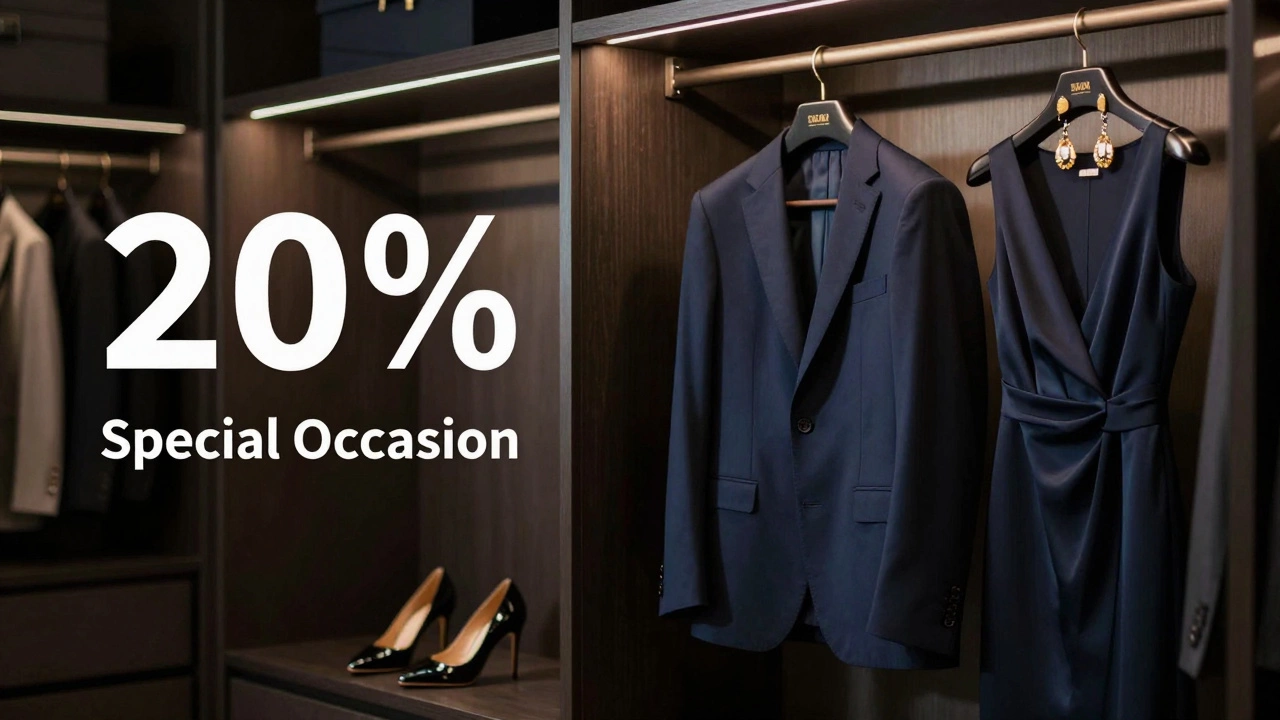Elegant special occasion clothes and accessories