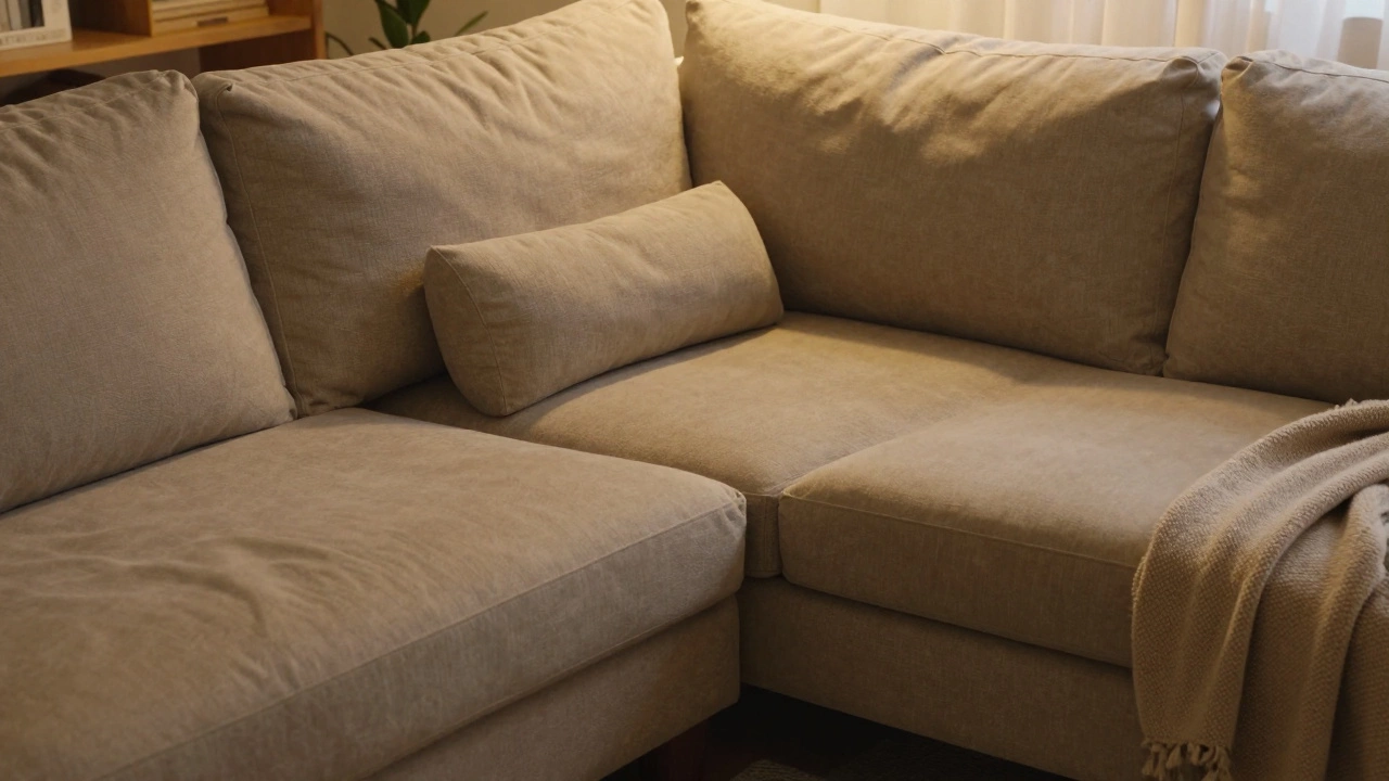 Person relaxing on chaise with minimal cushions for comfort