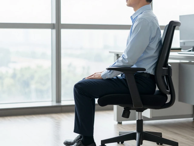 How to Sit in an Office Chair to Avoid Belly Fat: Posture, Movement & Ergonomics