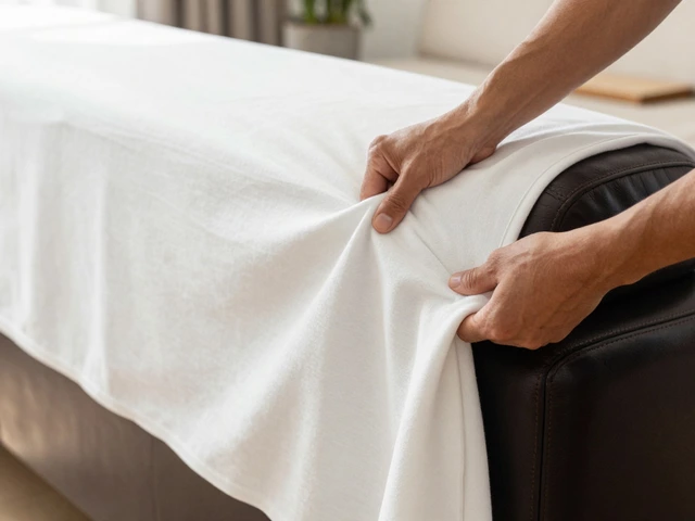 Why Do Movers Put White Sheets Over Furniture? The Real Reasons