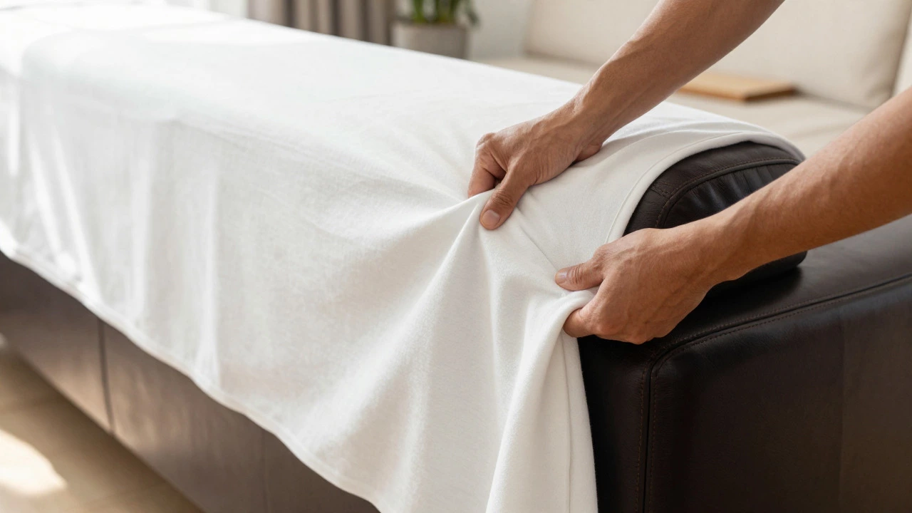 Why Do Movers Put White Sheets Over Furniture? The Real Reasons